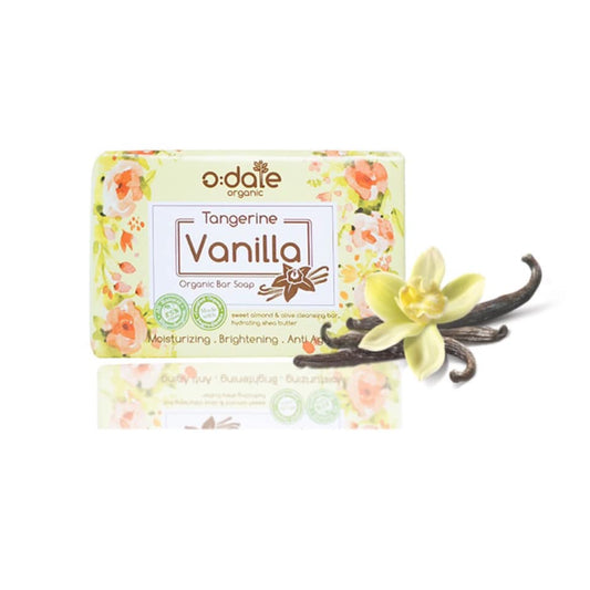 adale organic bar soap, Tangerine Vanilla 100 g