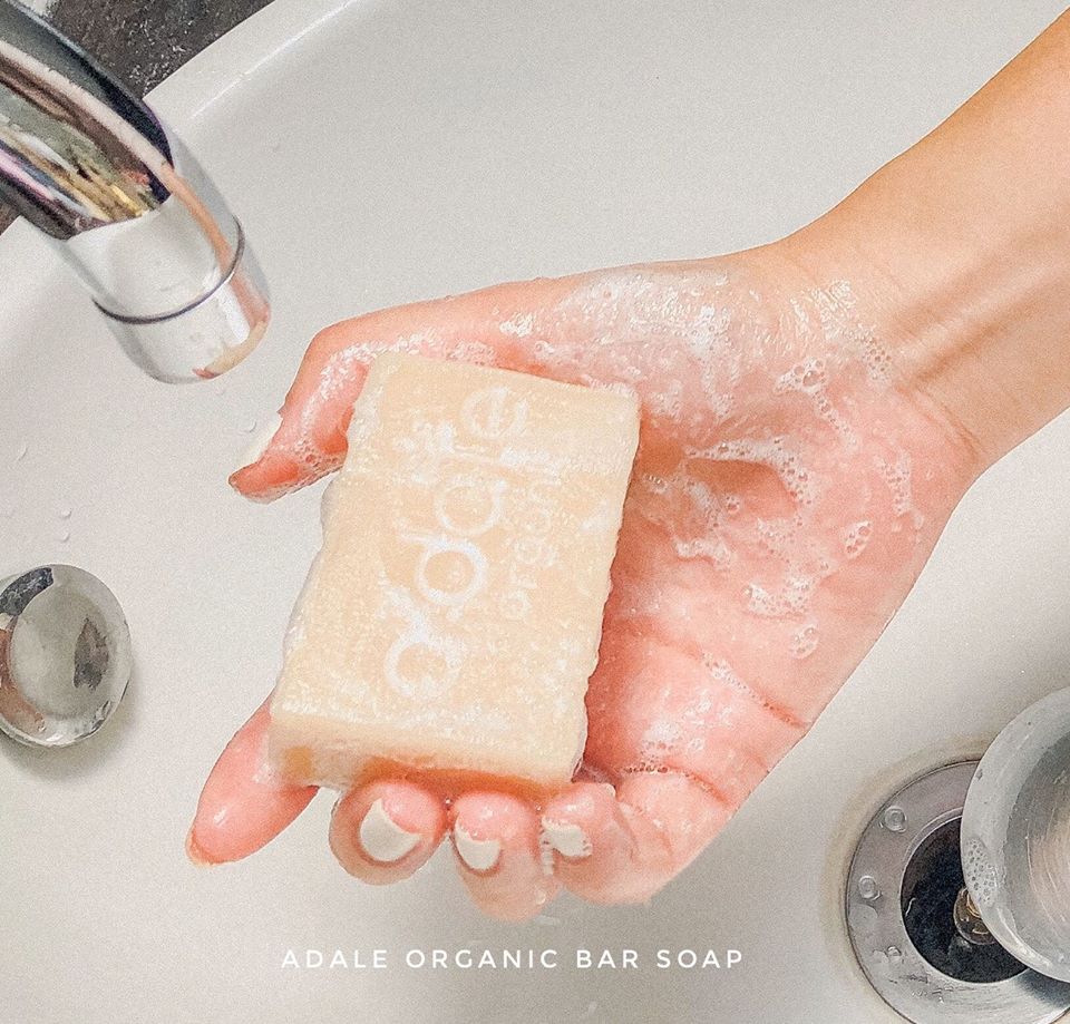 adale organic bar soap, Tangerine Vanilla 100 g